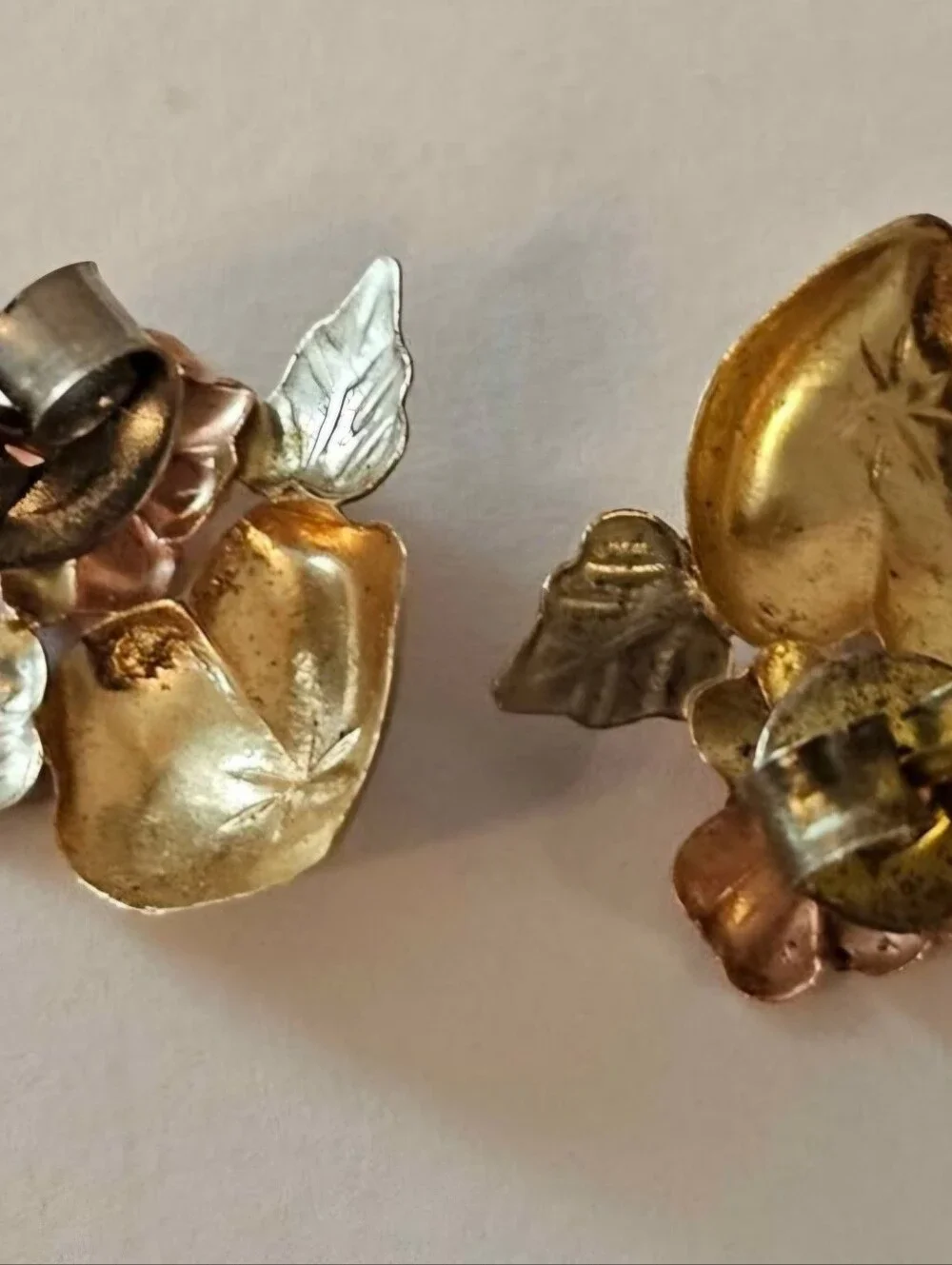 14k Gold Earrings Hearts